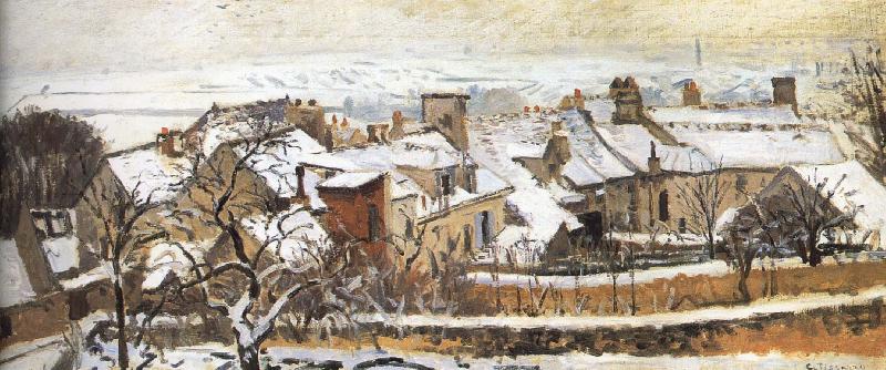 Camille Pissarro Winter Spain oil painting art